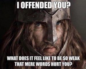 offended weak