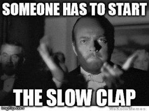 slow clap