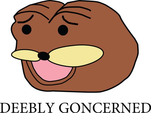 deebly goncerned