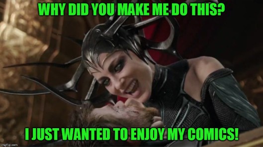 i just wanted to enjoy comics